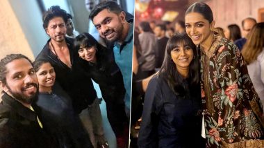 Jawan: 'Chaleya' Singer Shilpa Rao Poses With Shah Rukh Khan, Deepika Padukone, Nayanthara at Film's Screening (View Pics)