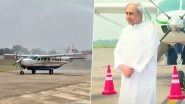 Odisha: CM Naveen Patnaik Flags Off Flight Services at Kalahandi&rsquo;s Utkela Airport, Welcomes First Flight From Bhubaneswar (Watch Video)