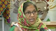 G20 Summit 2023: Padma Shri Awardee Lajwanti Showcases Punjab&rsquo;s Phulkari Embroidery at Craft Bazaar in Bharat Mandapam (Watch Video)