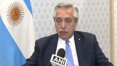 G20 Summit 2023: Argentina President Alberto Fernández Praises India for Successfully Hosting Summit Amid Ongoing World Situation (Watch Video)