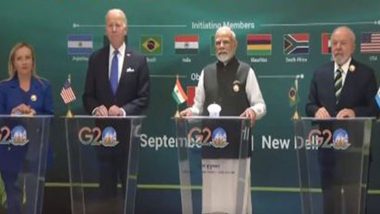 G20 Summit 2023: PM Narendra Modi Launches Global Biofuels Alliance, 19 Countries Stand With India As Initiating Members (Watch Video)