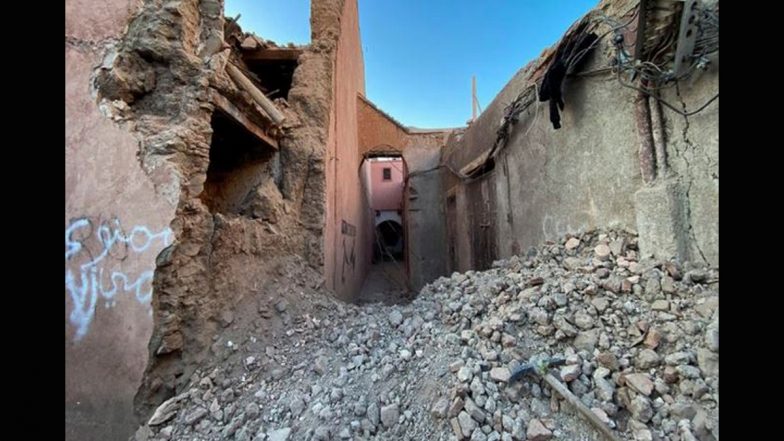 Morocco Earthquake: Death Toll Crosses 1000, More Than 1,200 Injured After Quake of Magnitude 7.2 Strikes Near Marrakesh; Efforts To Clear Roads Underway