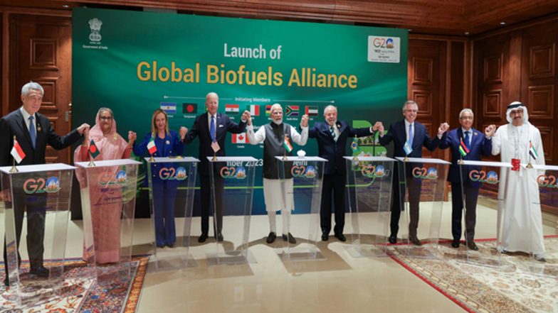 G20 Summit 2023: Global Biofuels Alliance’s Launch Marks Watershed Moment in India’s Quest Towards Sustainability, Clean Energy, Says PM Narendra Modi