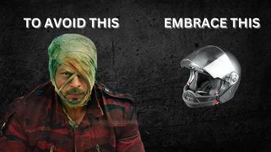 'Jawan Ho Ya Budhe', UP Police Raise Helmet Awareness With Funny Twist Using Shah Rukh Khan Starrer Movie Reference (Check Tweet)