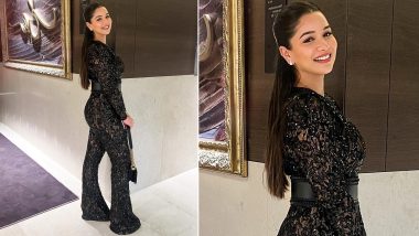 Sara Tendulkar's Shimmery Black Jumpsuit Can Be Your Next Party OOTD (See Pic)