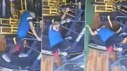 Sudden Heart Attack Death in Ghaziabad Gym Video: Man Collapses While Running on Treadmill, Dies