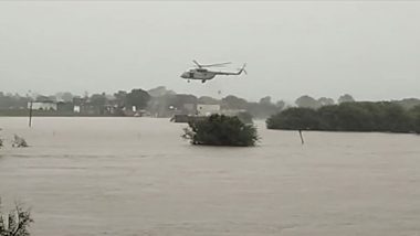 Madhya Pradesh: Pregnant Woman, Family Airlifted From Flooded House in Ujjain