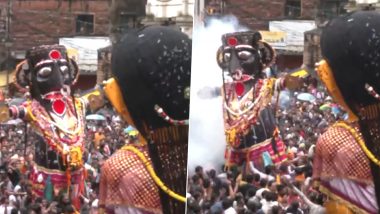 Marbat Festival 2023 Video: Thousands Throng Streets in Maharashtra's Nagpur to Celebrate 150 Years of Tradition