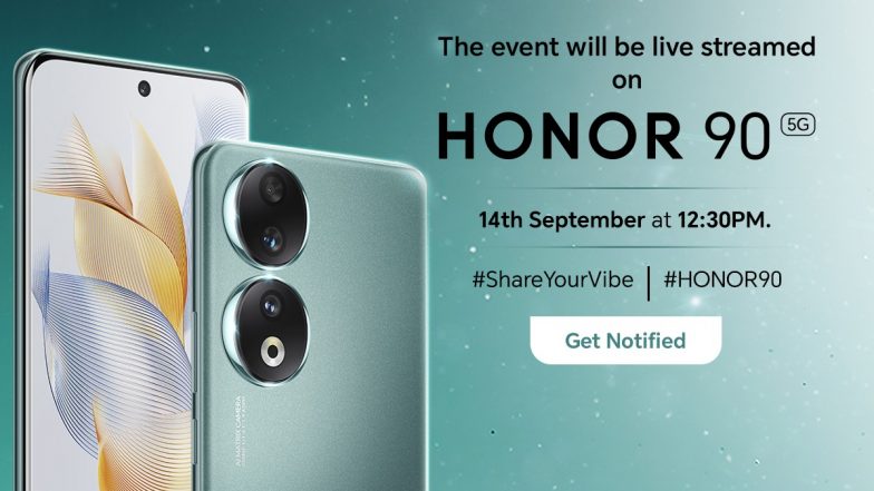 Honor 90 5G Launch Live Streaming: Watch Online Telecast of Launch of New Honor Smartphone, Know Specifications, Price and Other Details