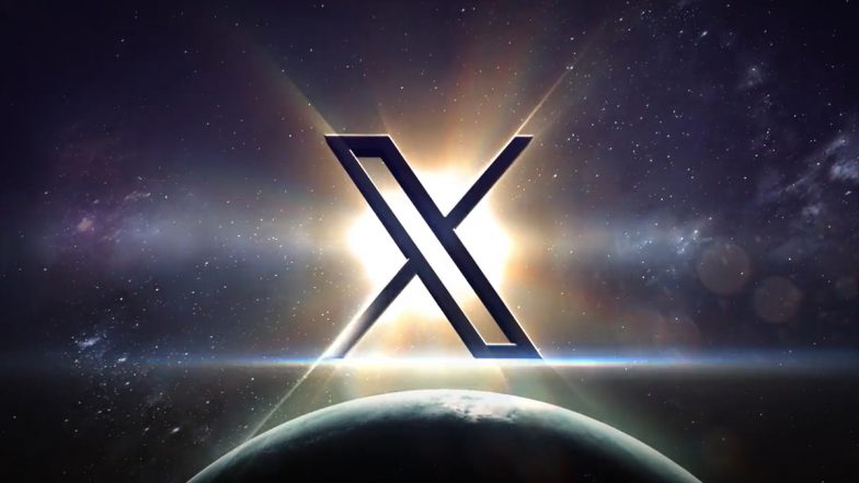 'Group Chat of Planet Earth': Elon Musk Shares Glowing Animated Logo of X (Watch Video)