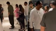 Jawan: Sidharth Malhotra and Kiara Advani Step Out To Watch Shah Rukh Khan&rsquo;s Film in Theatres With Family! (Watch Video)