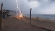 Lightning Strike Kills Two on Mexico Beach, Spine-Chilling Video Surfaces