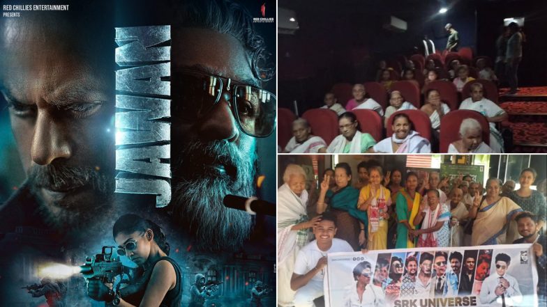 Jawan Screening Organised by Shah Rukh Khan’s Fans Brings Joy to Elderly Women in Old Age Home, Here’s How Actor Responded to the Video - Watch