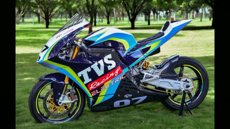 TVS Apache RTE Unveiled During TVS Racing Electric One Make ...