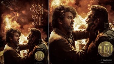 Leo: Thalapathy Vijay and Sanjay Dutt Face-Off in New Fiery Poster!