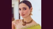Women&rsquo;s Reservation Bill: Tamannaah Bhatia Visits New Parliament and Expresses Her Support (Watch Video)