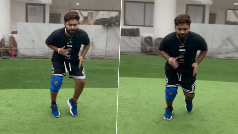 Rishabh Pant's Recovery On Track, Star Indian Wicketkeeper Shares Glimpses of Rehab On Instagram (Watch Video)