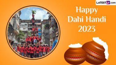 Dahi Handi 2023 Greetings: Quotes, Images and HD Wallpapers, WhatsApp Status, Wishes, Facebook Pics & SMS To Send to Friends and Family