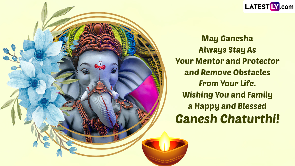 Happy Ganesh Chaturthi 2023 Wishes And Hd Images Whatsapp Messages Ganeshotsav Greetings 3143