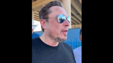 Elon Musk Goes Live From Eagle Pass to Give People ‘Unfiltered’ View of Surge in 'Illegal' Immigration Via US-Mexico Border (Watch Videos)