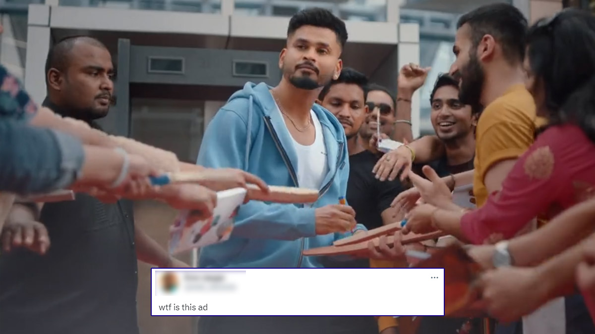 WTF Is This Ad' Shreyas Iyer Gets Roasted for His Acting in Super