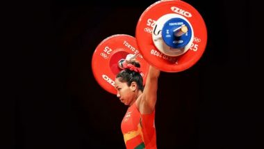 Mirabai Chanu at Asian Games 2023, Live Streaming Online: Know TV Channel & Telecast Details for Women’s 49kg Weightlifting Event in Hangzhou