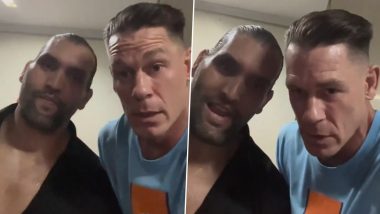 The Great Khali Tries to Teach Hindi to John Cena Before His Match at WWE Super Spectacle, Watch Viral Video