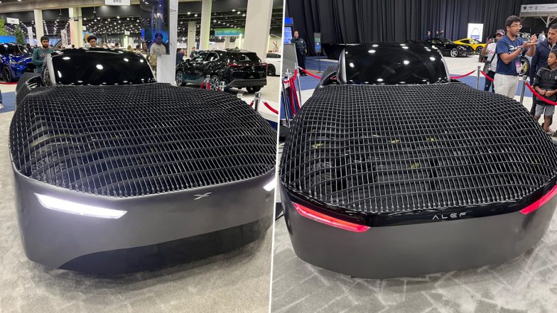 'World's First Flying Car' Alef Model A Showcased at Detroit Auto Show, Check Out Stunning Photos and Videos