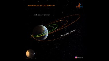 Aditya L1 Mission Update: ISRO Spacecraft Successfully Performs Third Earth-Bound Manoeuvre (See Pic)