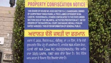 NIA Launches Crackdown on Khalistani Terrorist Gurpatwant Singh Pannun, Confiscates His Properties in Chandigarh and Amritsar