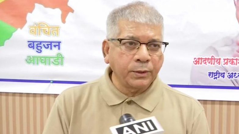 Lok Sabha Elections 2024: Vanchit Bahujan Aghadi To Contest All 48 Lok Sabha Seats in Maharashtra; 'I Will Contest From Akola Constituency', Says VBA President Prakash Ambedkar