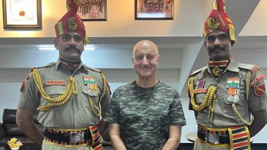 Anupam Kher Shares Glimpses of Visit to Wagah Border (View Post)