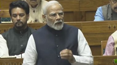 Golden Moment in India’s Parliamentary Journey: PM Narendra Modi on Passage of Women’s Reservation Bill in Lok Sabha (Watch Video)