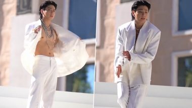 BTS’ Jungkook Goes Shirtless Underneath Oversized White Blazer in Latest TikTok Video for Upcoming Single '3D' Feat Jack Harlow! - WATCH