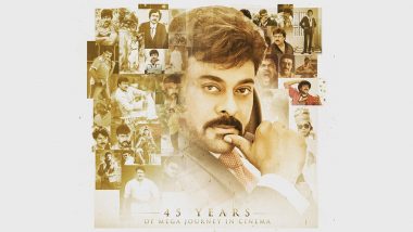 Ram Charan Wishes Father Chiranjeevi 'Hearty Congratulations' for Completing 45 in the Film Industry, View Collage Pic of Godfather Actor's Characters