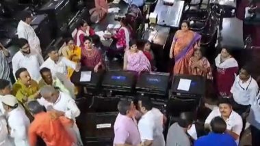 KMC Brawl Video: Fight Club in Kolkata Municipal Corporation House As Clash Erupts Between TMC and BJP Councillors