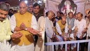 Ganeshotsav 2023: Defence Minister Rajnath Singh Offers Prayers to Lord Ganesha at Pandal in Delhi&rsquo;s Netaji Subhash Place (Watch Video)
