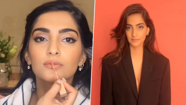 Sonam Kapoor Shares Sneak-Peek Into Her Makeup Session, Shows Fans How To Glam Up for a Party and Slay the Boss Queen Look!