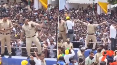 Ganesh Visarjan 2023: Hyderabad Cops Steal Limelight by Joining Dance at Ganesh Immersion Procession; Videos Go Viral