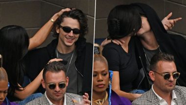 Timothee Chalamet and Kylie Jenner Spotted Kissing at US Open Tennis Match (View Pics and Video)