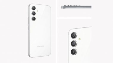 Samsung Galaxy A54 Launched in 'Awesome White' Colour in India: From Specifications to Price, Here's Everything You Need to Know