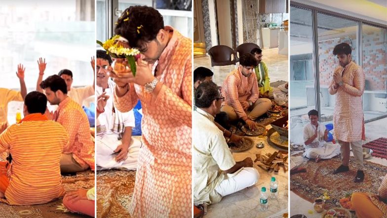 Karan Kundrra Performs Grih Pravesh Puja at his New Sea- facing Home (View Pics)