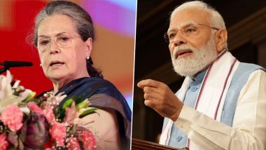 Sonia Gandhi Birthday: PM Narendra Modi Greets Former Congress President on Her 77th Birthday