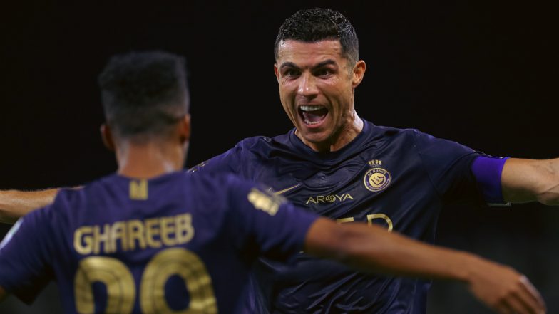 Cristiano Ronaldo Scores Historic 850th Goal As Al-Nassr Register 5-1 Win Over Al-Hazm in Saudi Pro League 2023-24 (Watch Goal Video Highlights)