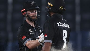Kane Williamson, Rachin Ravindra Star as New Zealand Beat Pakistan by Five Wickets in ICC World Cup 2023 Warm-Up Match