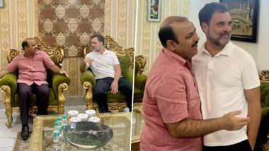 ‘Nafrat Ke Bazaar Mein Mohabbat Ki Dukan’, Says Rahul Gandhi After Meeting With BSP MP Danish Ali After Ramesh Bidhuri Abusive Remarks in Lok Sabha (Watch Video)