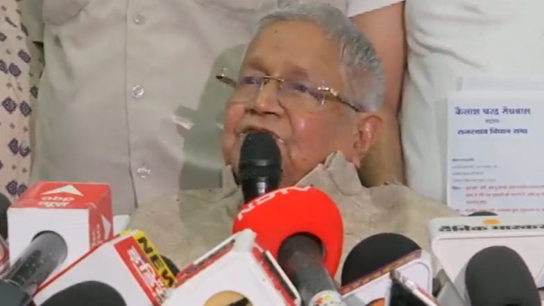 Kailash Meghwal Suspended: BJP Suspends Former Rajasthan Assembly Speaker for Terming Union Minister Arjun Ram Meghwal ‘Corrupt’ (Watch Video)
