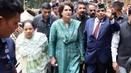 Himachal Pradesh Floods: Priyanka Gandhi Visits Shiv Temple at Summer Hill To Review Relief Operations, Interacts With Victims in Shimla&nbsp;(See Pics and Video)