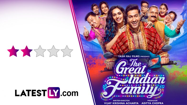 The Great Indian Family Movie Review: Vicky Kaushal and Manushi Chhillar's Film is a Mismatched Blend of Good Intentions and Bad Writing (LatestLY Exclusive)