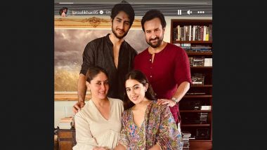 Sara Ali Khan Wishes Kareena Kapoor Happy Birthday With Adorable Family Picture! Calls Her 'Queen of Hearts' (View Pic)